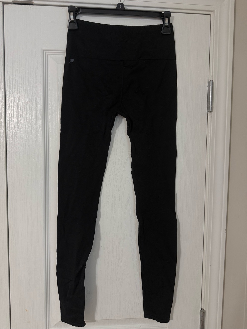 Fabletics women’s stretchy black leggings